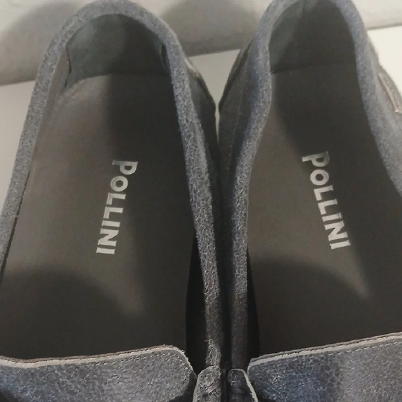 Pollini Gray Suede Loafers for Men - Picture 2 of 8